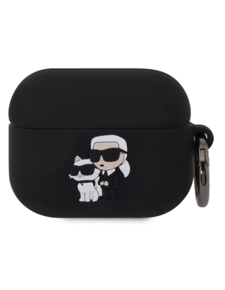 KARL LAGERFELD FUNDA 3D K&C AIRPODS PRO 2 NEGRO