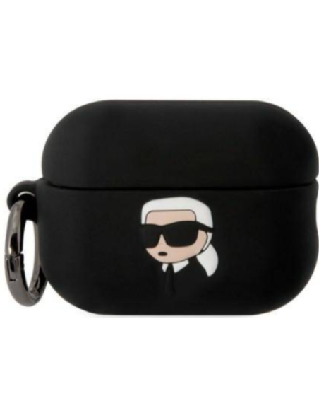 KARL LAGERFELD FUNDA 3D KARL SILICONA AIRPODS PRO2 NEGRO
