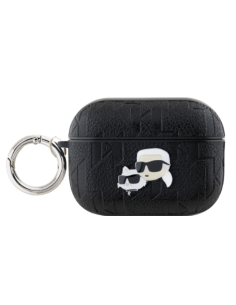 KARL LAGERFELD FUNDA K&C HEAD PIN AIRPODS PRO2 NEGRO