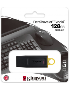 KINGSTON  PENDRIVE 128GB DATATRAVELER EXODIA USB 3.2