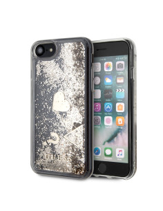 GUESS CARCASA GLITTER HEARTS IPHONE X/XS ORO
