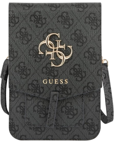 GUESS BANDOLERA 4G BIG LOGO GRIS