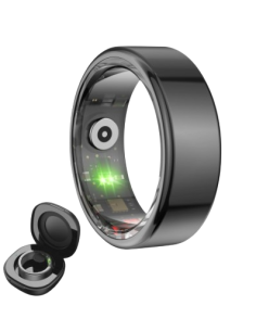 KSIX ANILLO INTELIGENTE SATURN TALLA S NEGRO