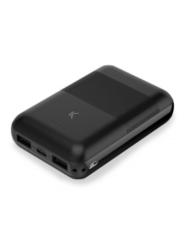 KSIX BATERIA AUXILIAR 10000mAh NEGRO