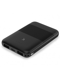 KSIX BATERIA AUXILIAR 5000mAh NEGRO