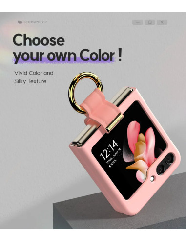 GOOSPERY FUNDA RING Z FLIP 8 LILA