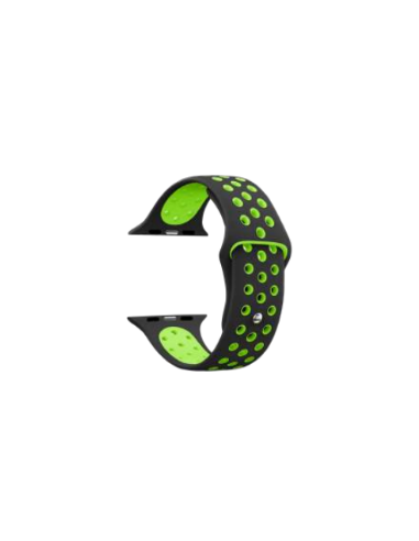 KSIX CORREA DEPORTIVA UNIVERSAL 22mm NEGRO/VERDE