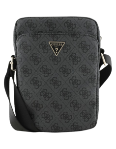 GUESS BANDOLERA 8" 4G TRIANGLE LOGO GRIS