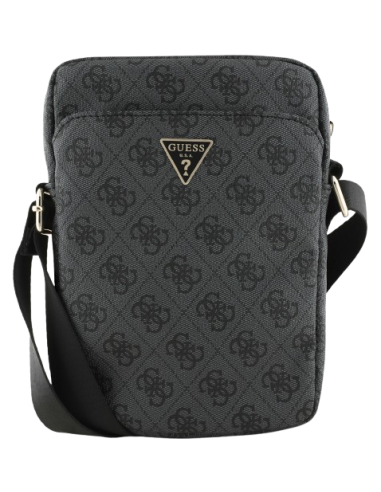 GUESS BANDOLERA 8" 4G TRIANGLE LOGO GRIS