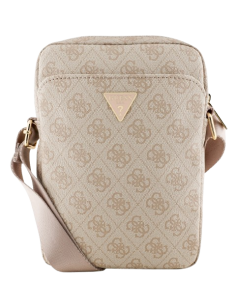 GUESS BANDOLERA 8" 4G TRIANGLE LOGO ROSA