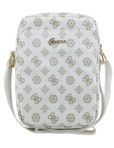 GUESS BANDOLERA 8" PEONY BLANCO