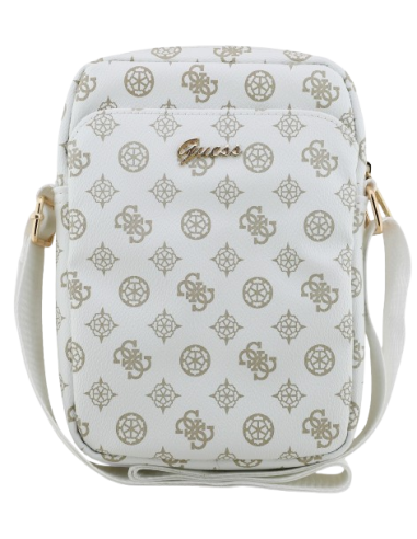 GUESS BANDOLERA 8" PEONY BLANCO