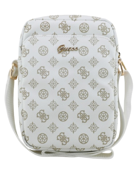 GUESS BANDOLERA 8" PEONY BLANCO
