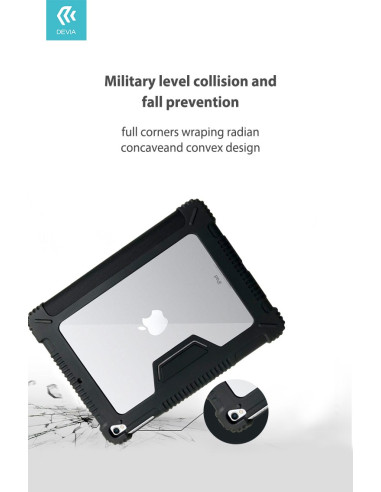 DEVIA FUNDA IPAD PRO 11" (2018) NEGRO