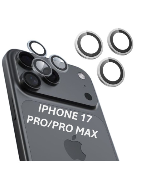 DEVIA PROTECTOR CAMARA IPHONE 17 PRO / PRO MAX PLATA