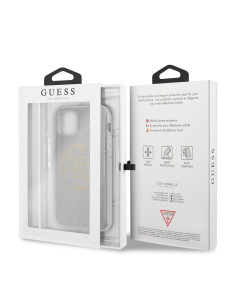 GUESS CARCASA 4G LOGO IPHONE 11 PRO / X / Xs GRIS 2