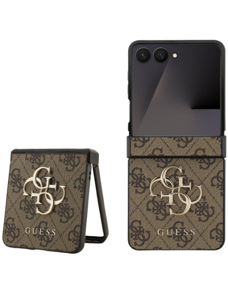 GUESS CARCASA 4G SAMSUNG Z FLIP 7 MARRON