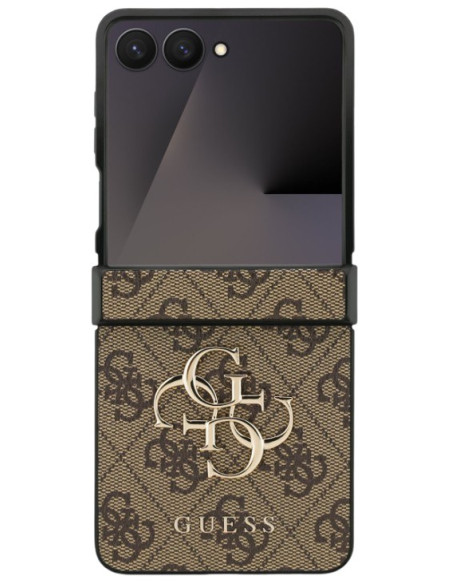 GUESS CARCASA 4G SAMSUNG Z FLIP 7 MARRON