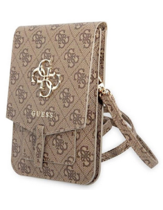 GUESS BANDOLERA LOGO MARRON