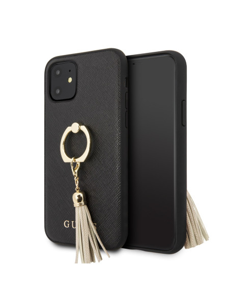 GUESS CARCASA SAFIANO IPHONE 11 PRO / X / Xs NEGRO