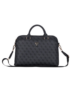 GUESS MALETIN 4G ZIPPER PORTATILES 13 - 15" NEGRO
