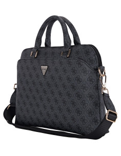 GUESS MALETIN 4G ZIPPER PORTATILES 13 - 15" NEGRO 2