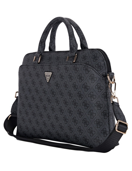 GUESS MALETIN 4G ZIPPER PORTATILES 13 - 15" NEGRO