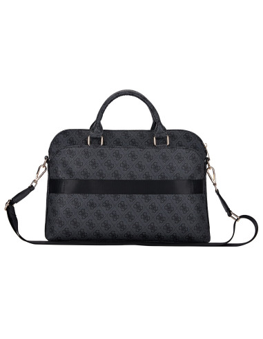 GUESS MALETIN 4G ZIPPER PORTATILES 13 - 15" NEGRO