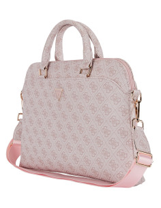 GUESS MALETIN 4G ZIPPER PORTATILES 13"- 15" ROSA 2