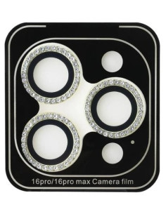 GUESS PROTECTOR CAMARA IPHONE 16 PRO/MAX DORADO 2
