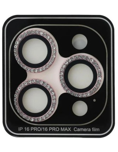GUESS PROTECTOR CAMARA IPHONE 16 PRO/MAX ROSA