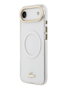 LACOSTE CARCASA MAGSAFE SHOCKPROOF IPHONE AIR DORADO/BLANCO