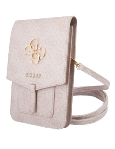 GUESS BANDOLERA LOGO ROSA