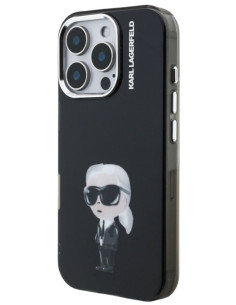 KARL LAGERFELD CARCASA AQUARELLE IPHONE 16 PRO MAX NEGRO