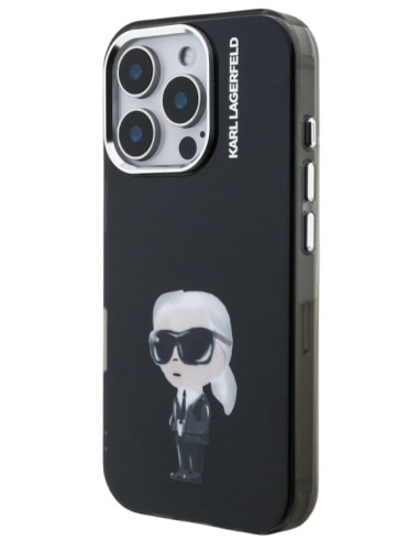 KARL LAGERFELD CARCASA AQUARELLE IPHONE 16 PRO MAX NEGRO