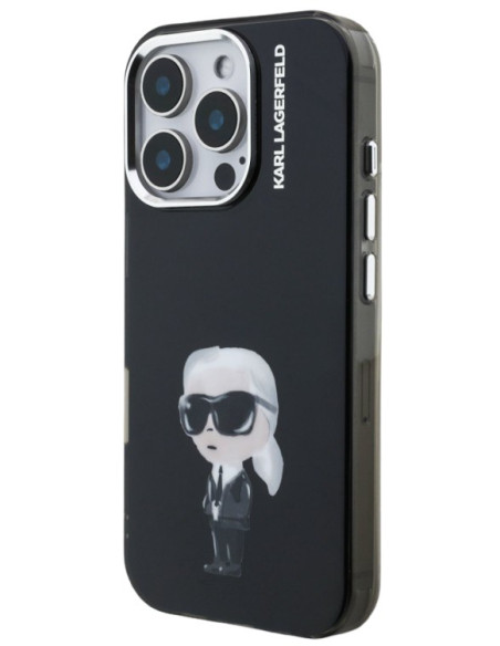 KARL LAGERFELD CARCASA AQUARELLE IPHONE 16 PRO MAX NEGRO