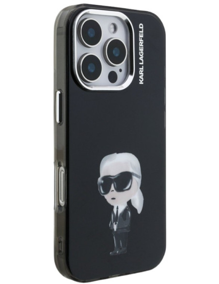 KARL LAGERFELD CARCASA AQUARELLE IPHONE 16 PRO MAX NEGRO