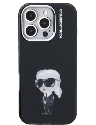 KARL LAGERFELD CARCASA AQUARELLE IPHONE 16 PRO MAX NEGRO