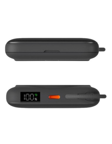 KSIX BATERIA AUXILIAR MAGNETICA 10000mAh / PD 22,5W / USBc / SOPORTE