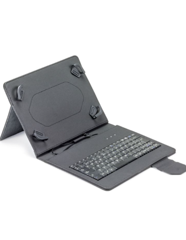 MAILLON FUNDA UNIVERSAL TABLET CON TECLADO USB- TIPO C y MICRO 9.6"-11"