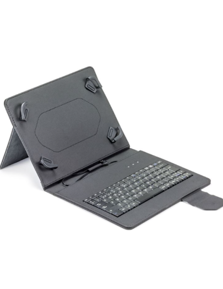MAILLON FUNDA UNIVERSAL TABLET CON TECLADO USB- TIPO C y MICRO 9.6"-11"