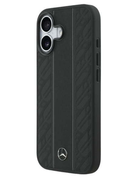 MERCEDES BENZ CARCASA MAGSAFE LEAVES IPHONE 17 NEGRO