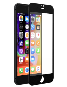 MOCOLL CRISTAL TEMPLADO IPHONE 6/8/7/SE 2020 NEGRO