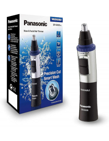PANASONIC PERFILADOR DE NARIZ/CEJAS/OREJAS LAVABLE A PILAS/ 2 ACCESORIOS