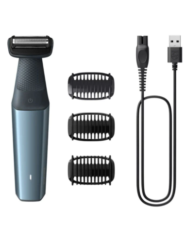 PHILIPS AFEITADORA BODYGROOM BG3027 CON BATERIA 3 ACCESORIOS