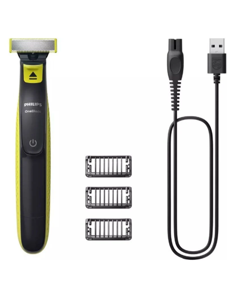 PHILIPS CORTABARBA ONEBLADE CON 3 ACCESORIOS QP2724/10