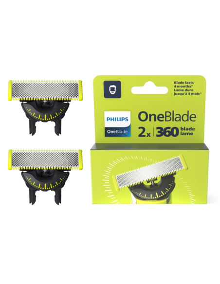 PHILIPS PACK 2 CUCHILLAS 360° PHILIPS ONEBLADE QP420/50