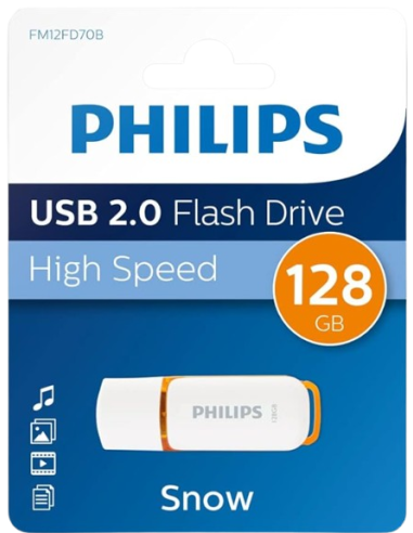 PHILIPS PENDRIVE 128GB SUNRISE ORANGE