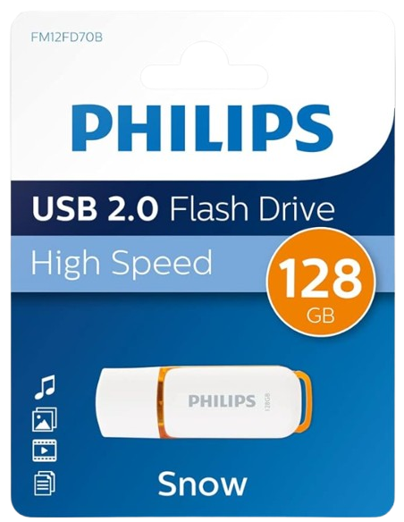 PHILIPS PENDRIVE 128GB SUNRISE ORANGE