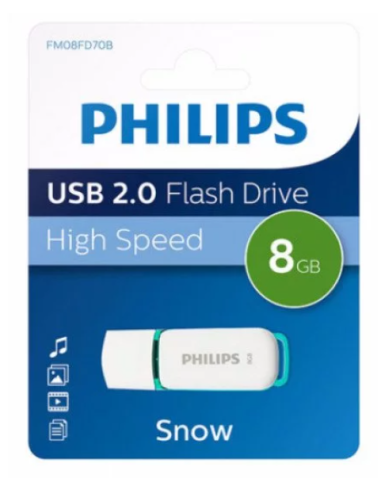 PHILIPS PENDRIVE SPRING GREEN 8GB